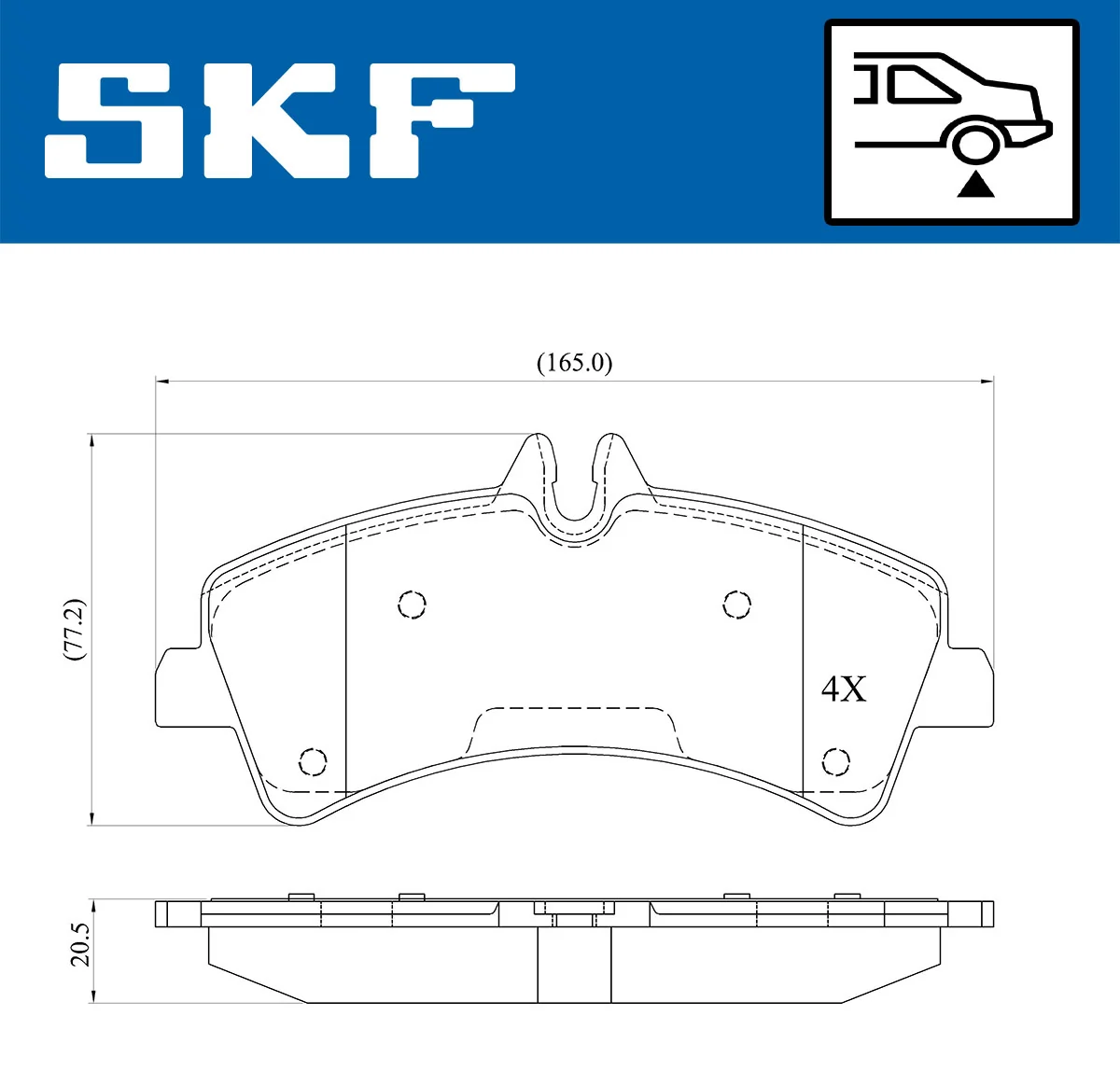 Brake Pad Set, disc brake VKBP 90149