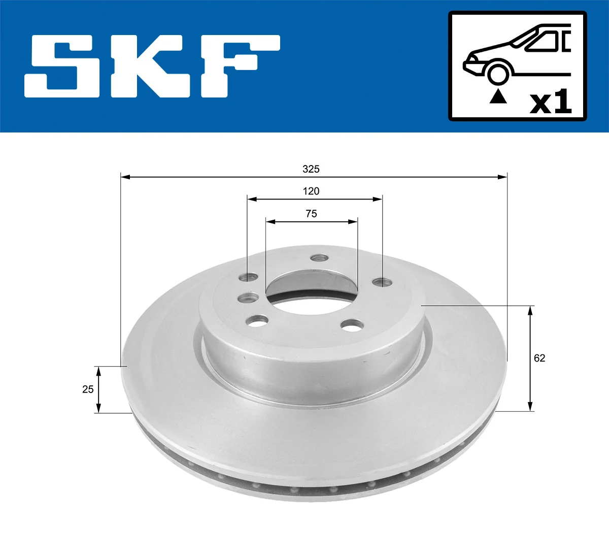 Brake Disc VKBD 80287 V1