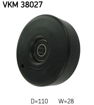 Deflection/Guide Pulley, V-ribbed belt VKM 38027