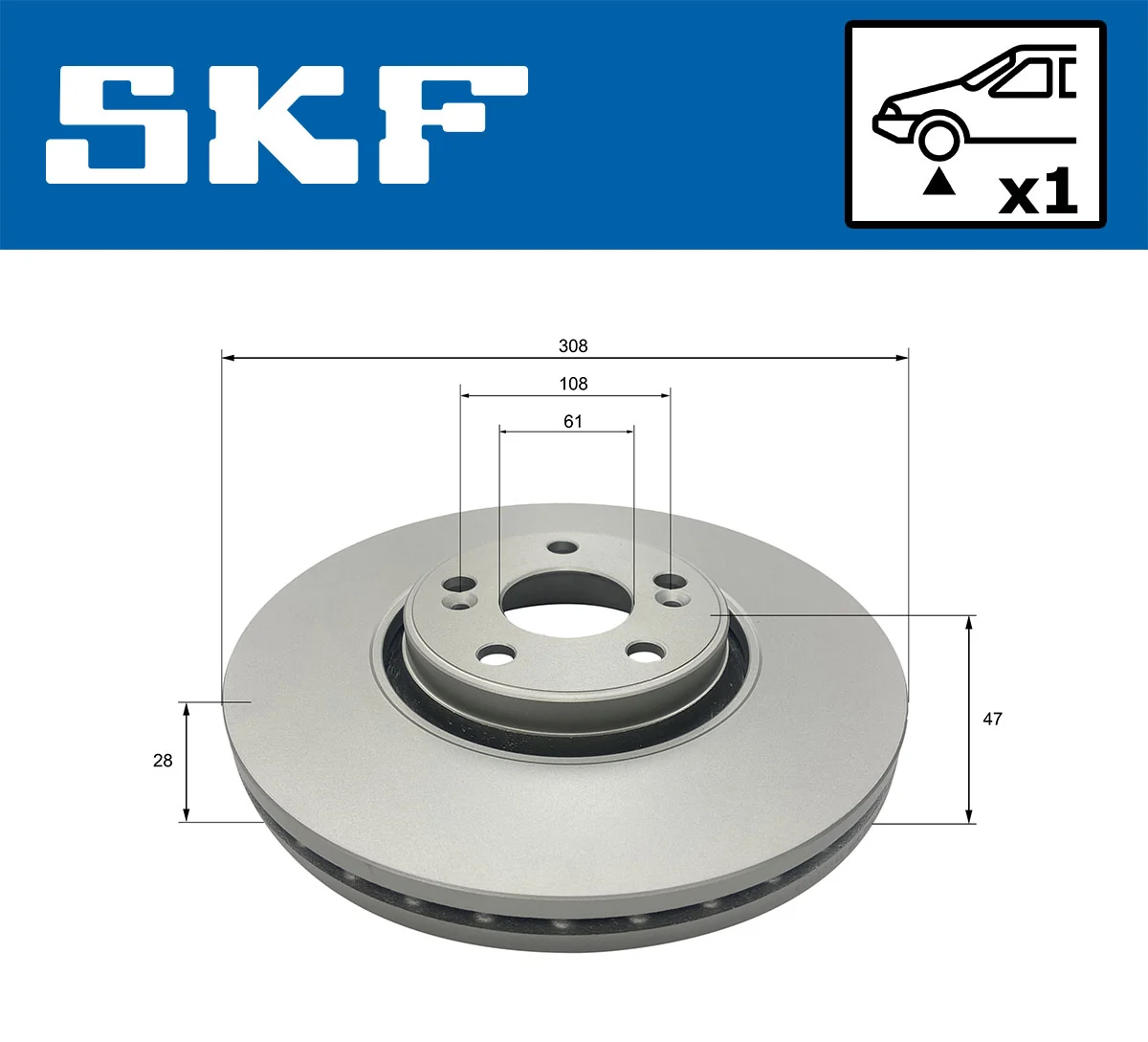 Brake Disc VKBD 80326 V1