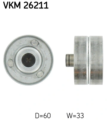 Deflection Pulley/Guide Pulley, timing belt VKM 26211