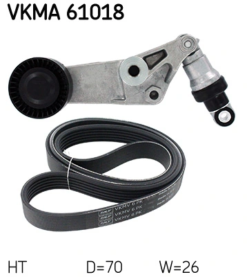 V-Ribbed Belt Set VKMA 61018