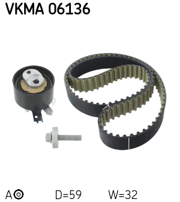 Set tali sawat bergigi VKMA 06136