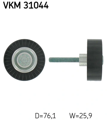 Deflection/Guide Pulley, V-ribbed belt VKM 31044