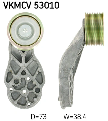 Deflection/Guide Pulley, V-ribbed belt VKMCV 53010