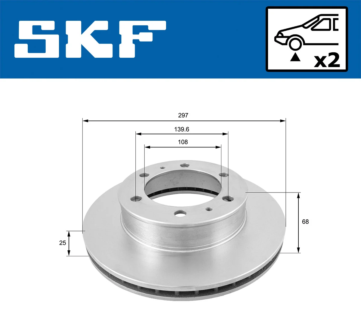 Brake Disc VKBD 80346 V2