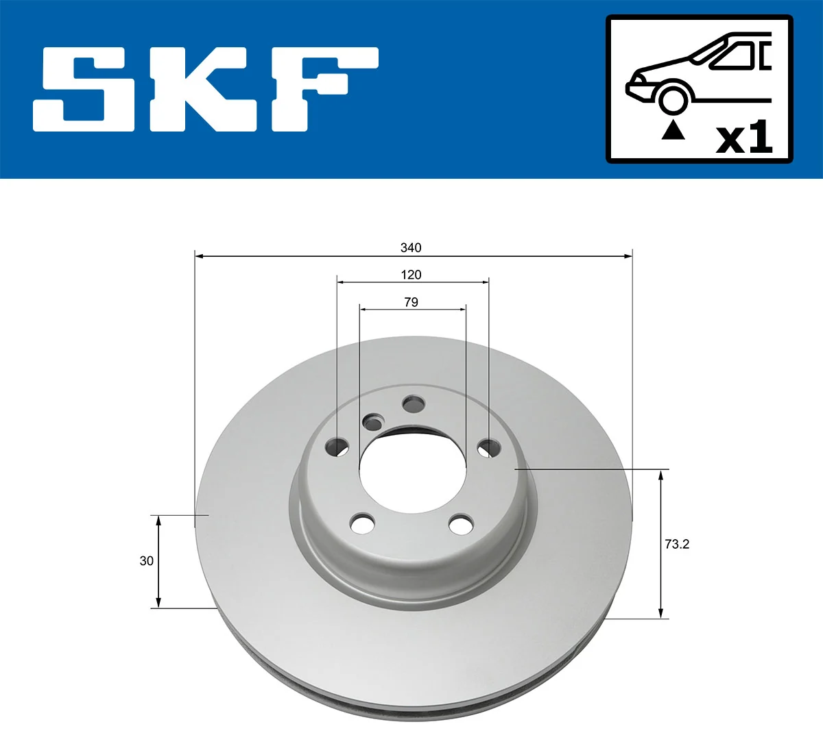 Brake Disc VKBD 80297 V1