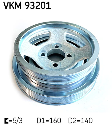 Belt Pulley, crankshaft VKM 93201