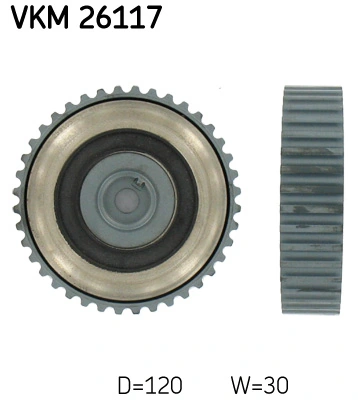 Deflection Pulley/Guide Pulley, timing belt VKM 26117