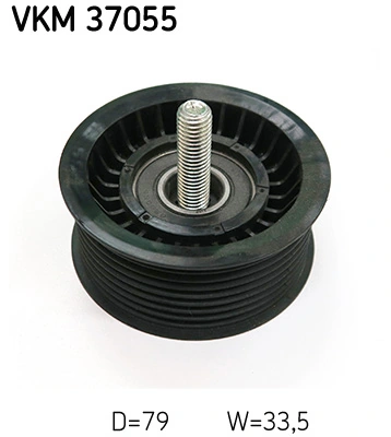 SKF VKM 37055 Deflection/Guide Pulley, V-ribbed belt