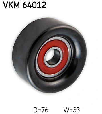 Deflection/Guide Pulley, V-ribbed belt VKM 64012