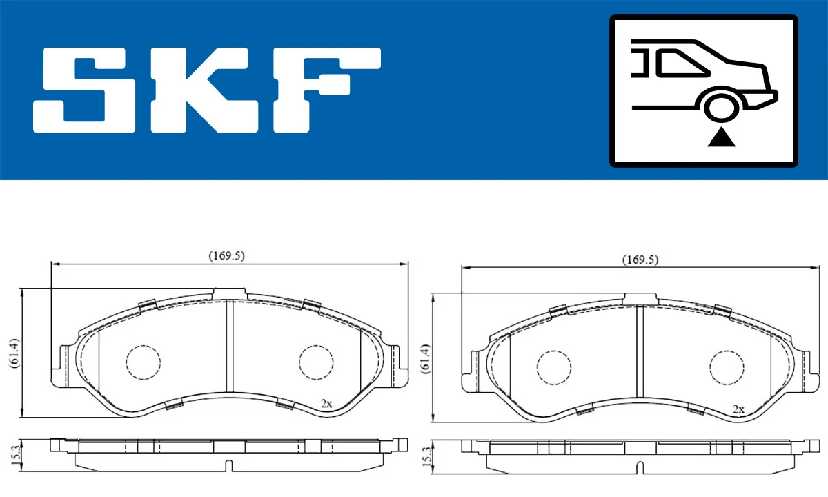 Brake Pad Set, disc brake VKBP 90221