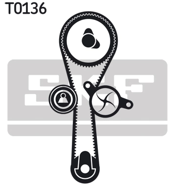 Water Pump & Timing Belt Kit VKMC 06010