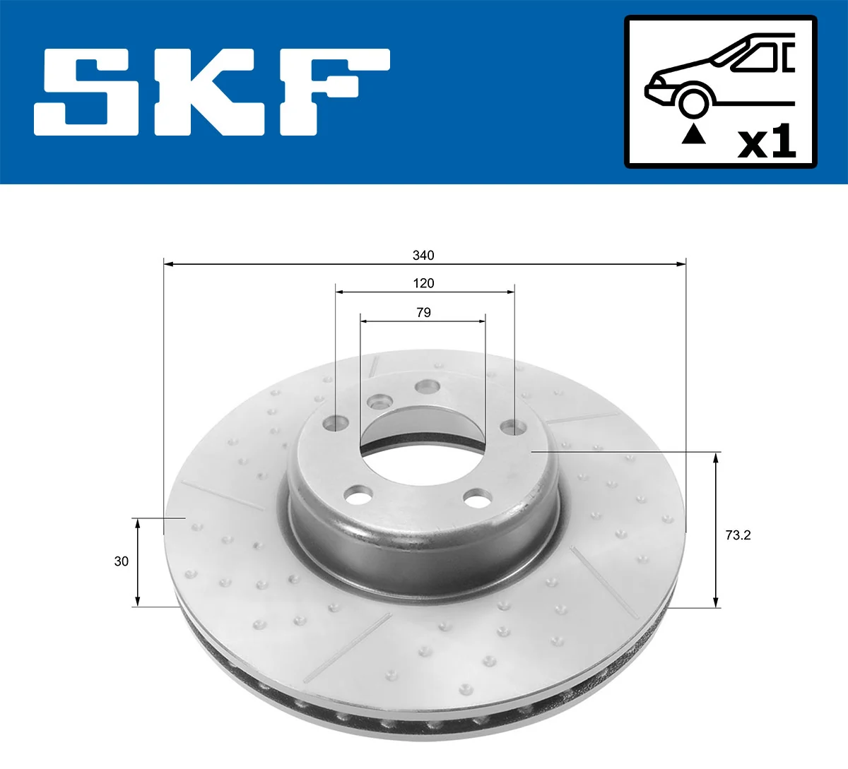 Brake Disc VKBD 80246 V1