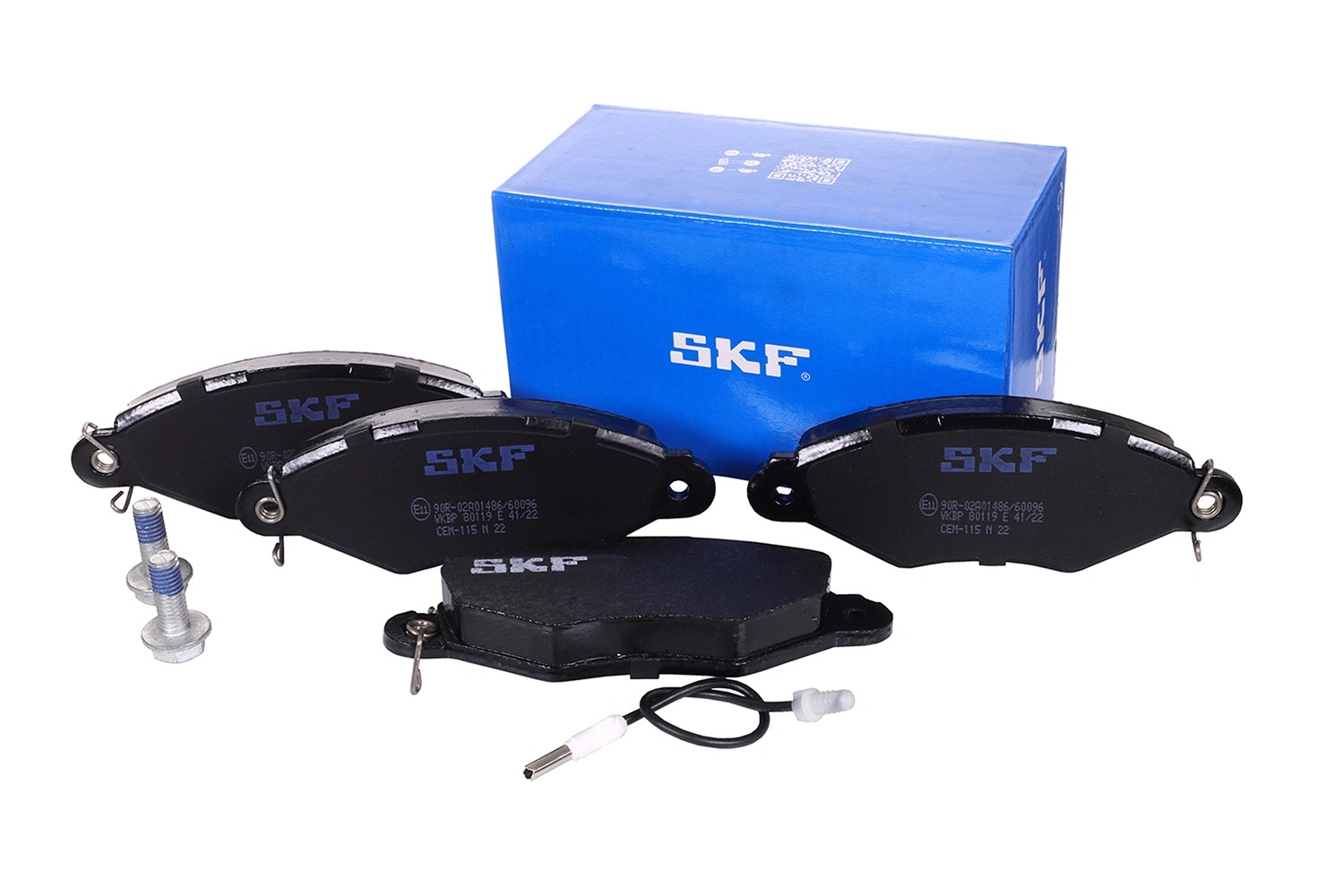 Set bantalan rem, rem cakram VKBP 80119 E