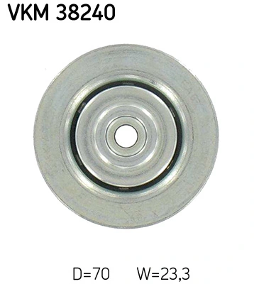 Deflection/Guide Pulley, V-ribbed belt VKM 38240
