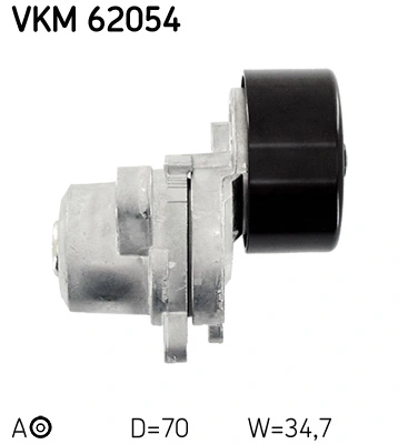 Belt Tensioner, V-ribbed belt VKM 62054