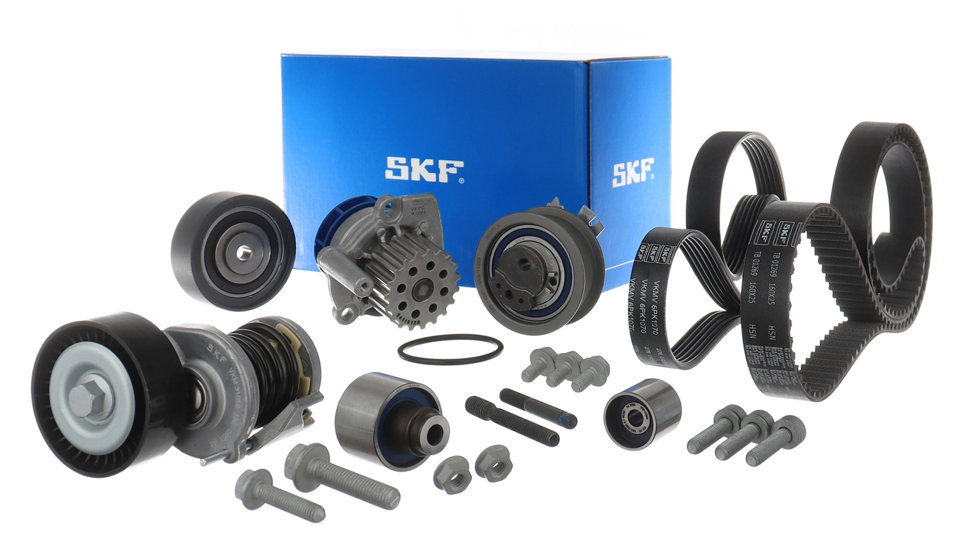 SKF VKMC 11000 Water Pump + Timing/V-ribbed Belt Set