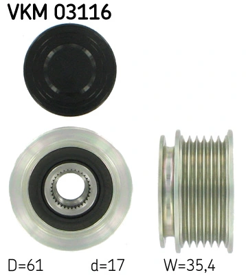 Alternator Freewheel Clutch VKM 03116