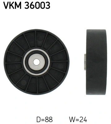 Deflection/Guide Pulley, V-ribbed belt VKM 36003