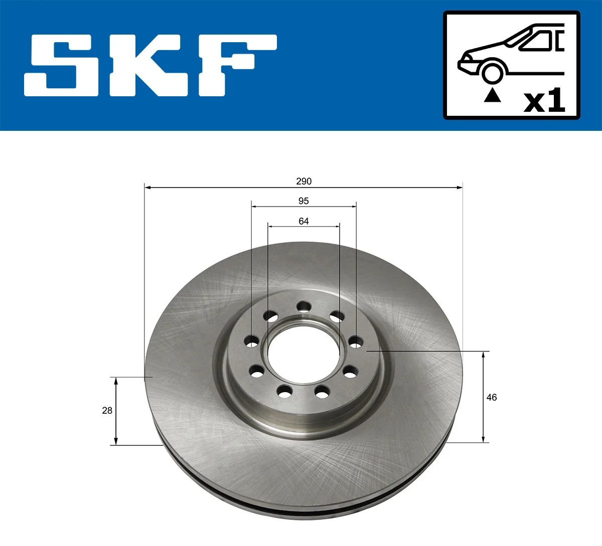 Brake Disc VKBD 80159 V1