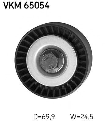 Deflection/Guide Pulley, V-ribbed belt VKM 65054