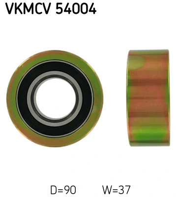 Deflection/Guide Pulley, V-ribbed belt VKMCV 54004