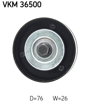 Deflection/Guide Pulley, V-ribbed belt VKM 36500