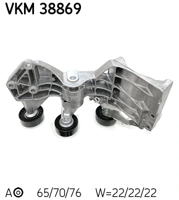 Belt Tensioner, V-ribbed belt VKM 38869