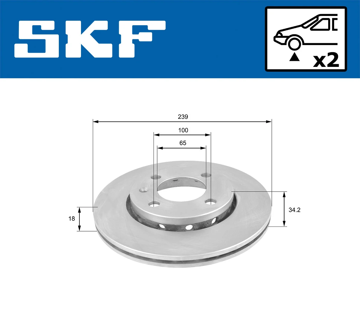 Brake Disc VKBD 80331 V2