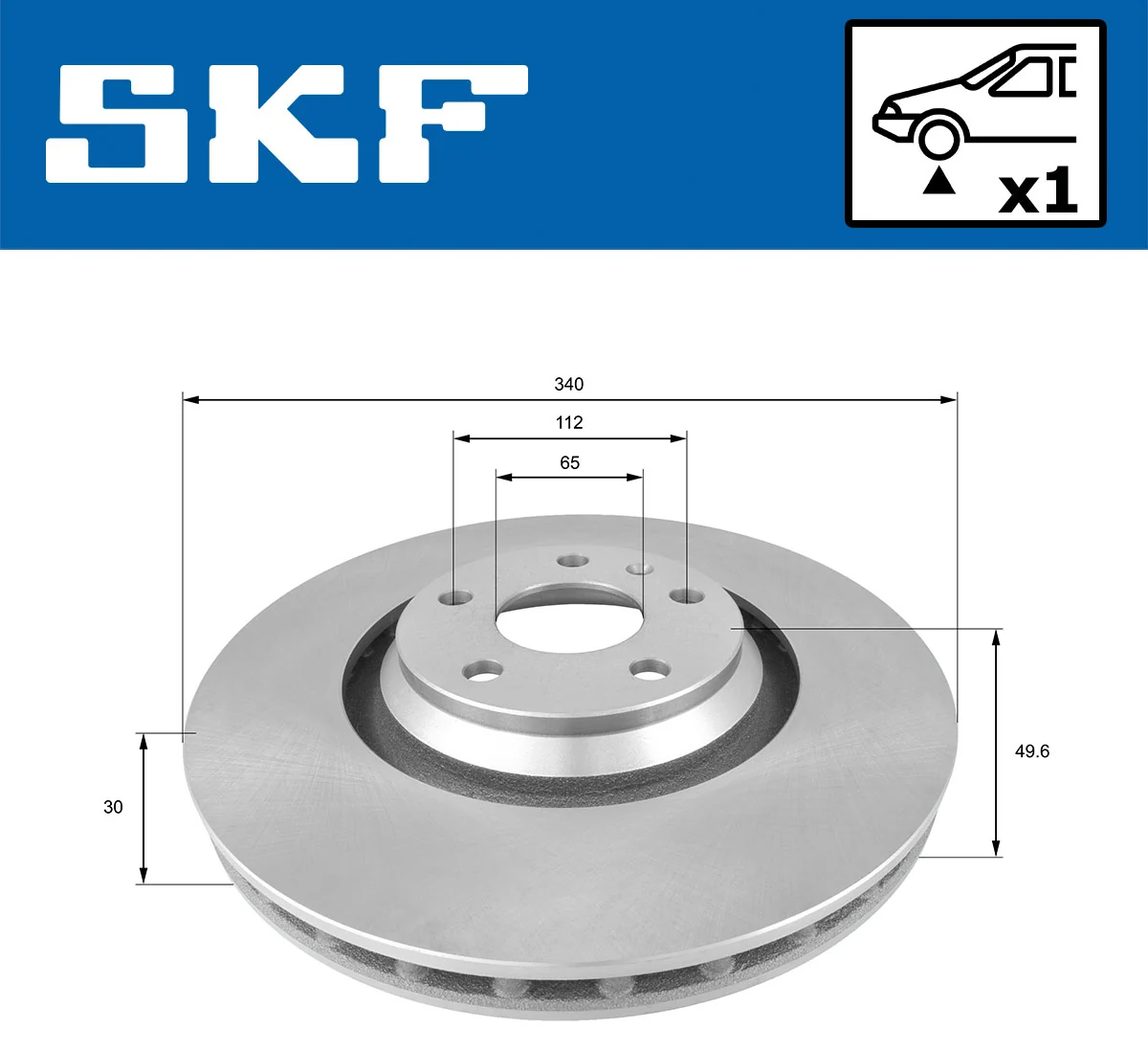 Brake Disc VKBD 80923 V1