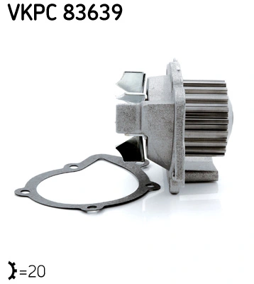 Water Pump, engine cooling Aquamax VKPC 83639