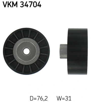 Deflection/Guide Pulley, V-ribbed belt VKM 34704