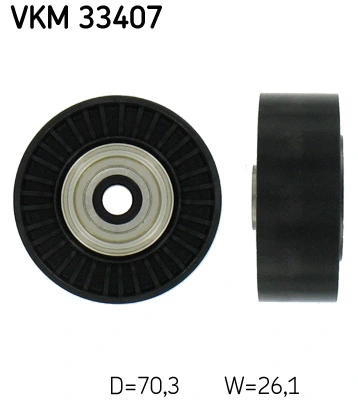 Deflection/Guide Pulley, V-ribbed belt VKM 33407