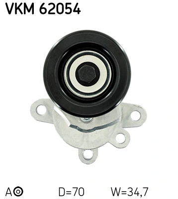 Belt Tensioner, V-ribbed belt VKM 62054