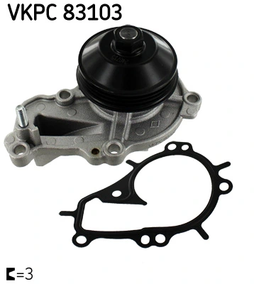 Water Pump, engine cooling VKPC 83103