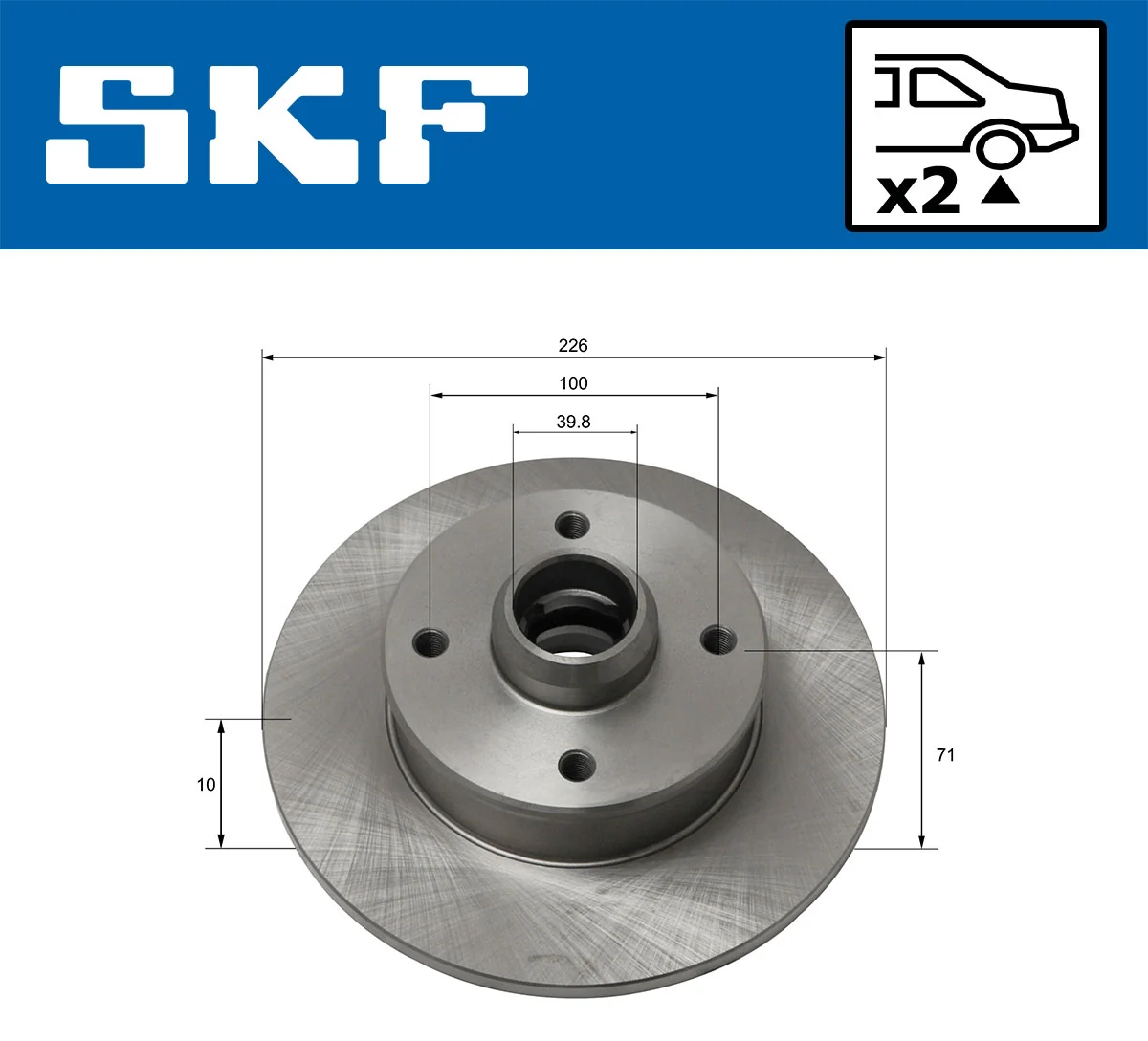Brake Disc VKBD 90105 S2