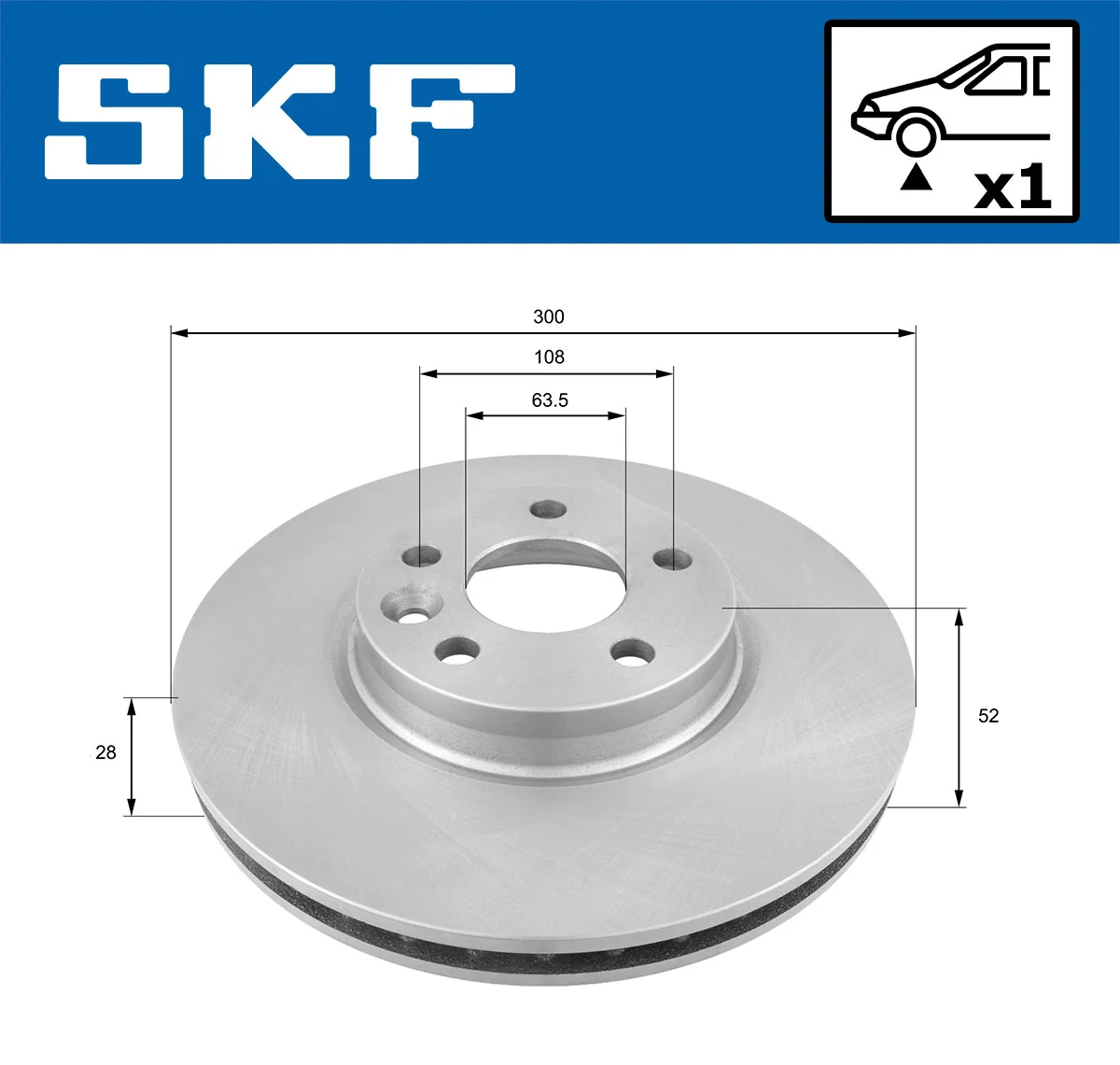 Brake Disc VKBD 80056 V1