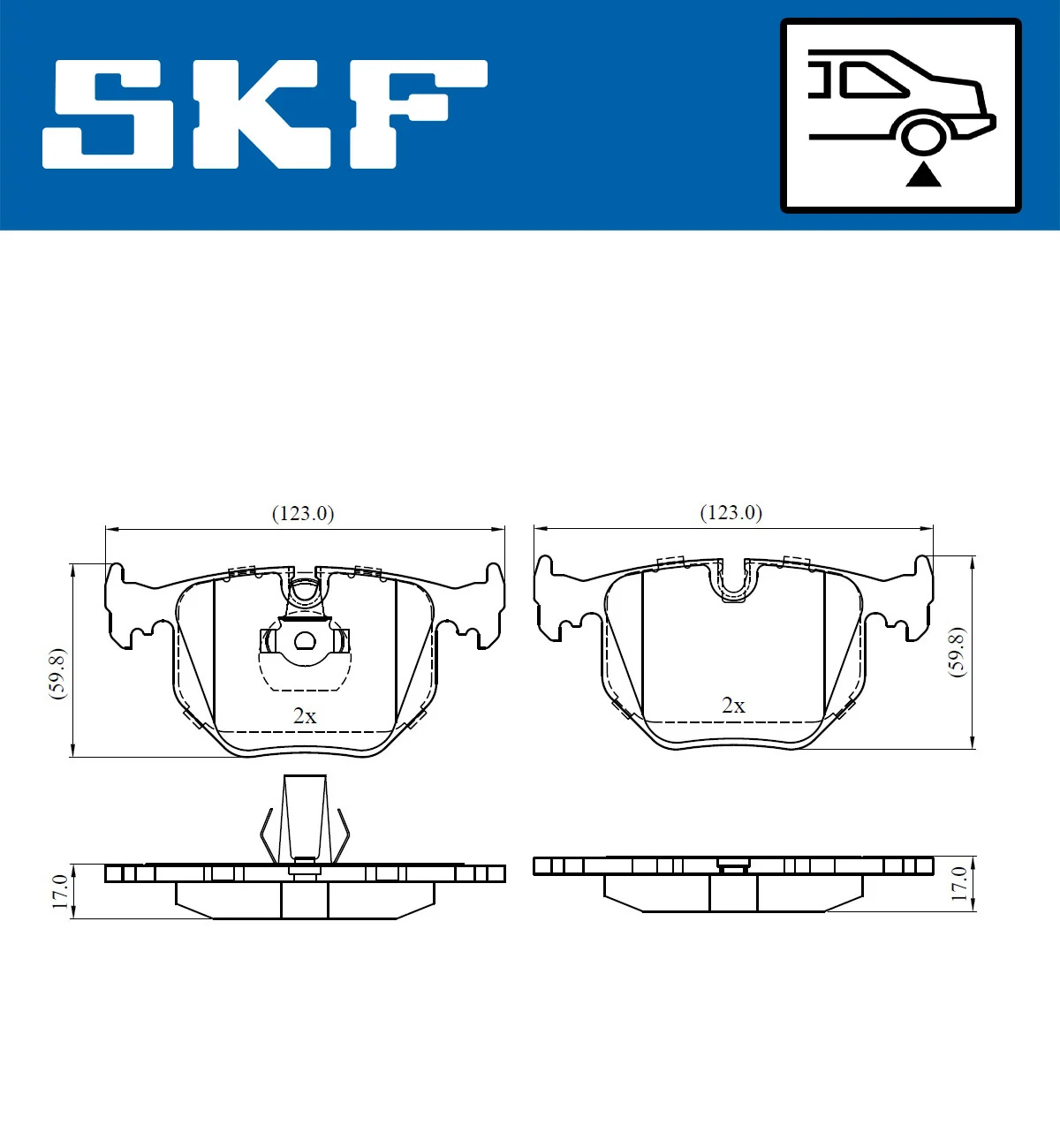 Brake Pad Set, disc brake VKBP 90279
