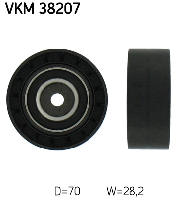 Deflection/Guide Pulley, V-ribbed belt VKM 38207