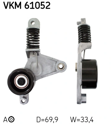 Belt Tensioner, V-ribbed belt VKM 61052