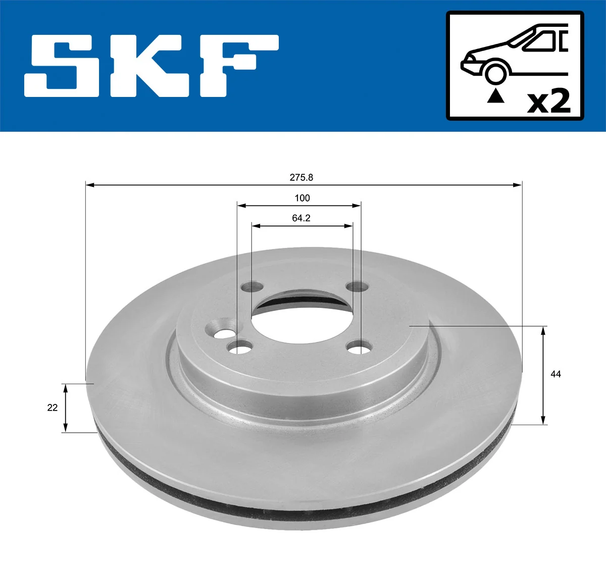 Cakera Brek VKBD 80130 V2