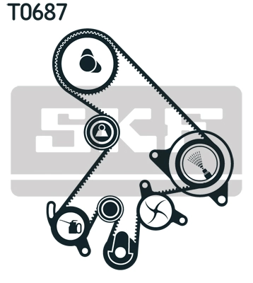 Water Pump & Timing Belt Kit VKMC 91303-2