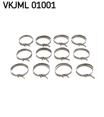Assortment, clamping clips VKJML 01001