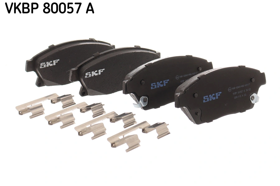 Brake Pad Set, disc brake VKBP 80057 A