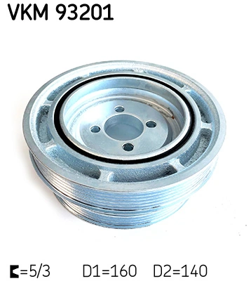 Belt Pulley, crankshaft VKM 93201