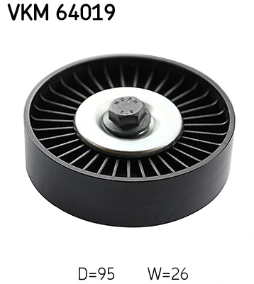 Deflection/Guide Pulley, V-ribbed belt VKM 64019