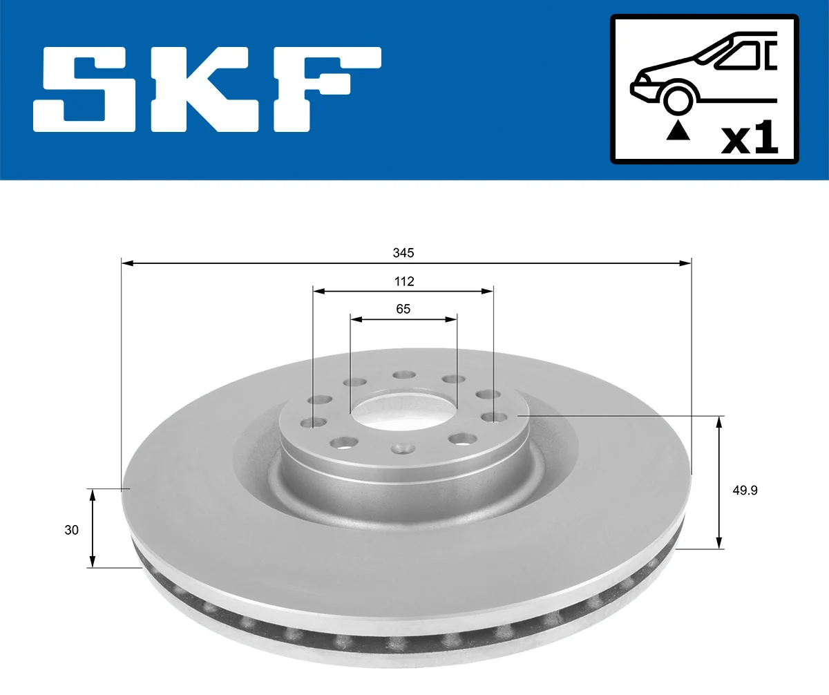 Brake Disc VKBD 80309 V1