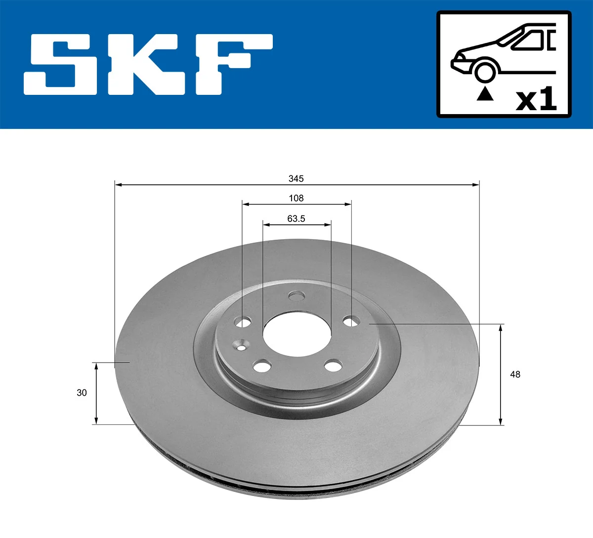Brake Disc VKBD 81327 V1