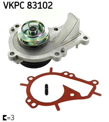 Water Pump, engine cooling VKPC 83102